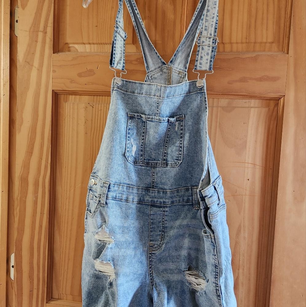 Overall Shorts